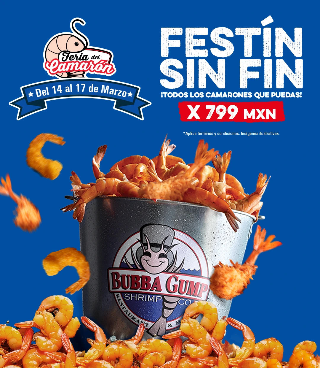 Feria del camarón Bubba Gump Feria del camarón Bubba Gump